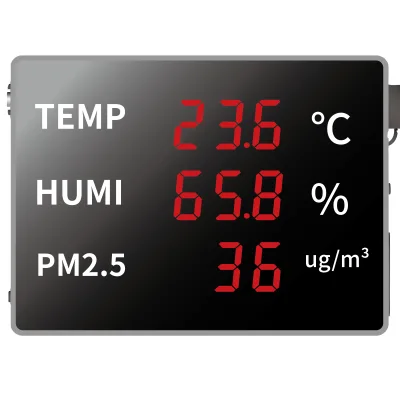 Wall-Mounted Environment Particles PM2.5 Monitor Led Air Quality Detector