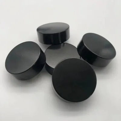 Black Phenolic Screw Cap 33mm W/ White Foam Liner
