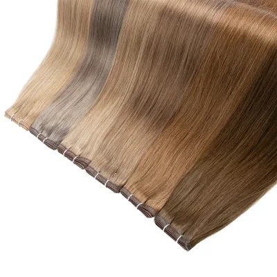 Natural Look for Virgin European Extensions Soft 100% Real Double Drawn Thick for Party Casual Professional Salon Use