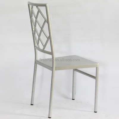 High-End Metal Chiavari Chair with Net Back for Dining Modern Design Wholesale for Hotels