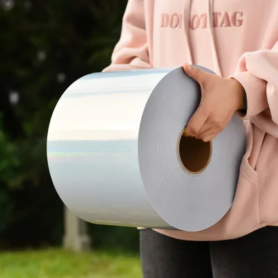 Custom Waterproof Blank Inkjet Label Roll Self Adhesive Glossy Holographic Label for Inkjet Printers