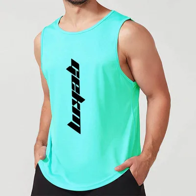 Quick-Drying Activewear Gym Vest Fitness Design Men Vest Muscle Fitness Men Sports Vest Sportswear