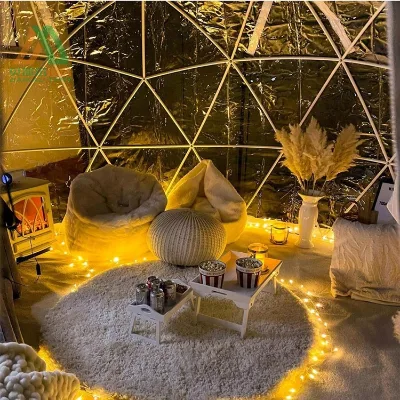 The Hotel Uses Yurts for Outdoor Luxury Igloo Tents for Sale