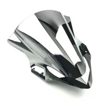 Motorcycle Black Windshield Windscreen Double Bubble for Ninja 400 2018 2019 2020 2021 2022 NINJA400