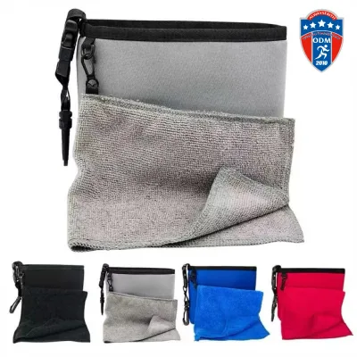 2026 Golf Club Cleaning Bag Portable Golf Club Cleaning Bag Golf Ball Cleaning Bag