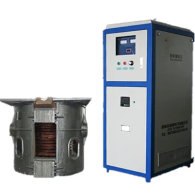 Copper & Iron Pot Furnace for Melting Induction Aluminum Melting Furnace for Low Cast