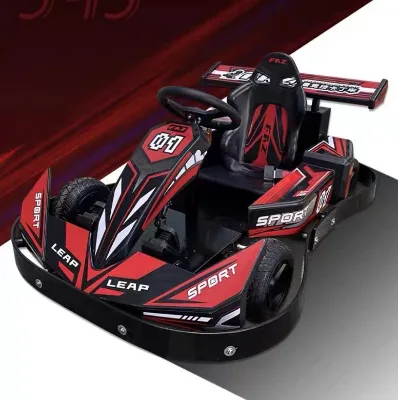 2026 New Arrival Kids Indoor Outdoor Ride-On Drift Car Racing Karting Car Electric Go Kart with Lighting for Entertainment