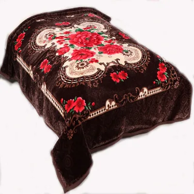 Truelove Blanket Factory Embosed Fleece Mink Korean Blanket Fabric