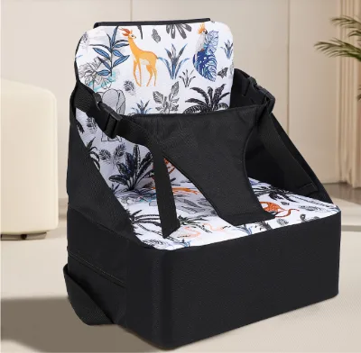 Adjustable Dining Chair Height Increasing Spandex Seat Cushion Portable Booster Seat Nonslip Kids Support Mat 1-2 Years