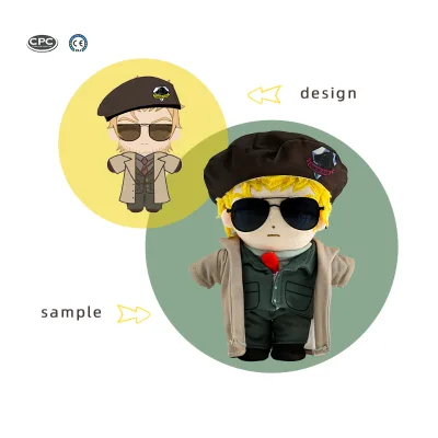 Customized Personalized Cartoon Game Action Model Cotton Character Plush Doll Toys