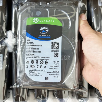 Used Desktop Hard Disk 3.5 Inch 6TB 7200 RPM SATA Green HDD Skyhawk Game Hard Drives