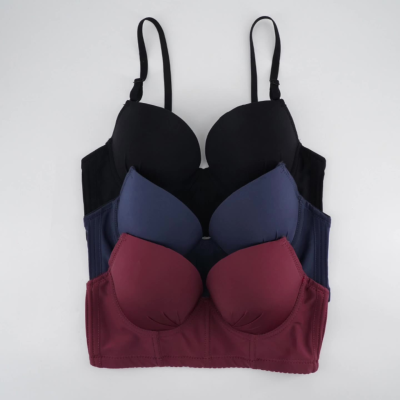 High Quality Bras Sexy Comfortable Solid Color Breathable Bras for Women