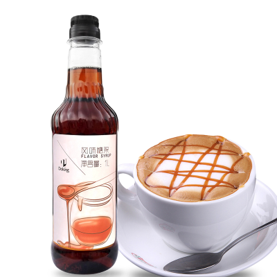 Popular Hot Sell Topping Caramel Flavored Syrup for Coffee and Tea Beverages