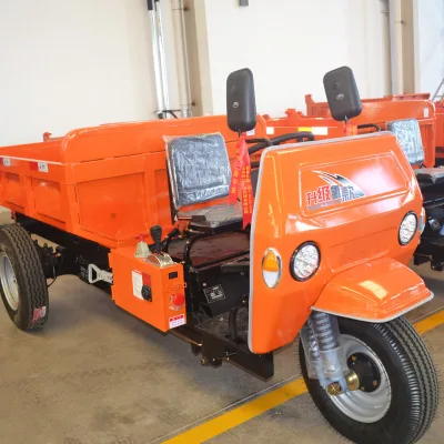 Mini Dumper 3 Wheels Motorcycle Diesel Mini DumperTricycle with diesel Powerful Engine Mini Dumper 1.5ton