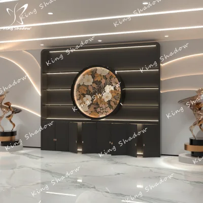 Home Furniture General Use and TV Stand Specific Use Tv Cabinet with showcase