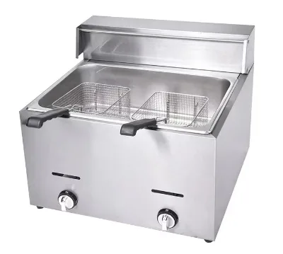 16L Double Tank Deep Fryer Commercial Electric Deep Fryers Friteuse Professionnelle Deep Fryer for Fried Chicken