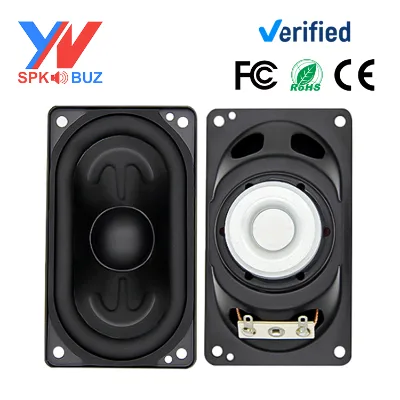 ROHS 52x91mm 4Ω15W20W HIFI Speaker Accessories HI-end Rectangle Magnetic Speaker Units for Advertising Machine Electronic Screen