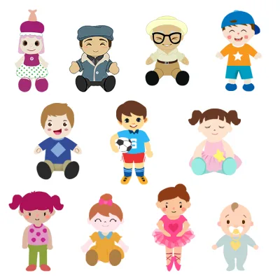 Professional Design High Quality Cute Stand up Custom Small Plush Mini Doll Custom Korean Star Doll Kpop Plush Idol Doll
