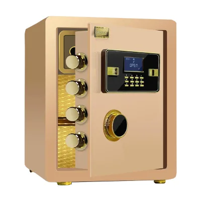 High Security Luxury Fingerprint Safe Box Office Document Used Safe Deposit Box