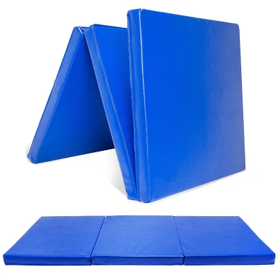 Gymnastic Equipment Tri Folding Gym Mat for Yoga ,dancing ,daily Exercise Custom Tri Fold Folding Gymnastic Exercise Workout Mat
