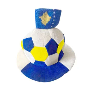 Factory Wholesale Durable Polyester Football Fans' Velvet Hats National Flag Party Carnival Jester Hat for 2026 Soccer Event