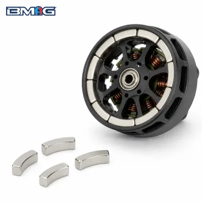 Precision Curved Neodymium Magnets for FPV Drone Outrunner Motors Custom Rotor Matching and OEM Supply