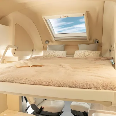High-quality RV Lift Bed Lightweight Aluminum RV Furniture Strong and Durable With Good Load-bearing Capacity