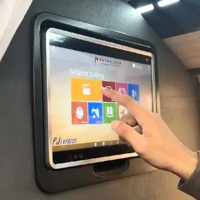 Buspad Bus VOD System 13.3 Inch Rear Seat Screen with Wifi for yutong Bus Kinglong Bus Zhongtong Bus and Higer Bus