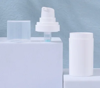 15/30/50ml White PP Push-Type Pointed Bottle Cosmetic Packaging Wholesale Snap Lotion Tube