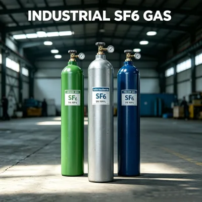 IEC60376 Standard SF6 Sulfur Hexafluoride Gas 99.997% 40L 50kg Cylinder for GIS Gas Insulated Substation