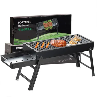 Hot Selling Portable Charcoal Grill Drawer Type BBQ Barbecue Grill for Outdoor Travel Camping Picnic Garden