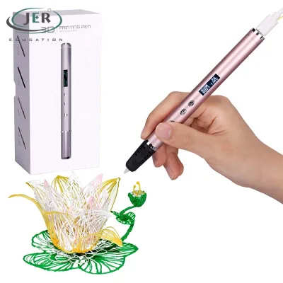JER Education Custom CE FCC Metal Design Pla 3d Pen for Educational Gifts for Students DIY Creative Toys Gift 3d Print Pen