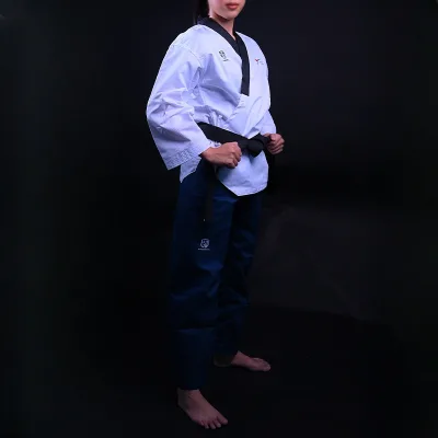 PUREGENERAL Customized Durable and Comfortable Taekwondo Training Uniform with Logo for Karate and Jiu-Jitsu Competition
