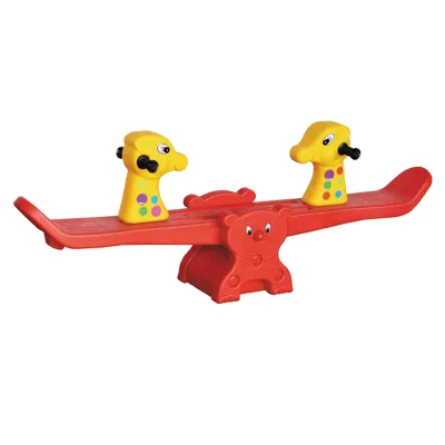 Plastic Sunshine Seahorse Funny Indoor Small Seesaw: Delightful Play for Children