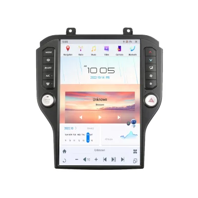 Qualcomm Android 14.4 Inch Tesla-Style Screen GPS Navigation Auto Stereo Multimedia Player Head Unit Compatible for DVD Portable