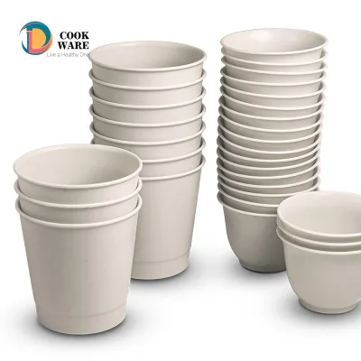 20 Piece 45 Pieces Package Hard Disposable Plastic Cups for Home Party