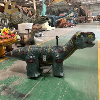 SGBC2505 Amumesent Playground Indoor Animatronic Dinosaur Battery Ride Car for Kids
