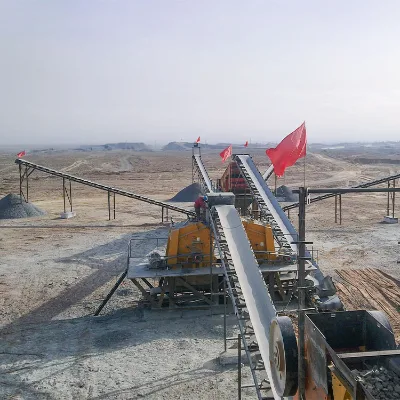 Linear Vibrating Screen for Ore Processing with Gearbox & Motor Steel Construction