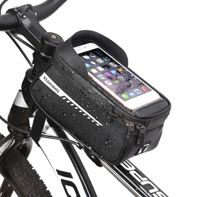 WHEEL up Bike Motorcycle Handlebar Bag Tube Frame Cycling Waterproof Bicycle Front Bag