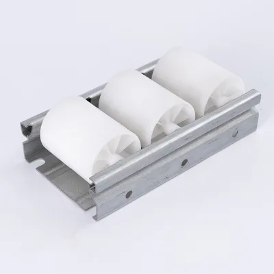 New 85*33 ESD Aluminum & Plastic Roller Track with Roller Bearing for Retail Lean Pipes System Anti-Static Conveyor