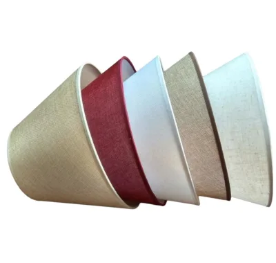 Modern Japanese-Style Linen Lamp Frame Fabric Shade Multi-Color Hotel Wall Table Lamp for Home Use