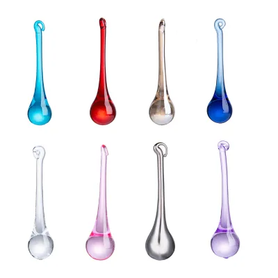 Crystal Glass Water Drop Lighting Pendant Bead Curtain Accessories Brushed Water Drop Pendant Wedding Pendant