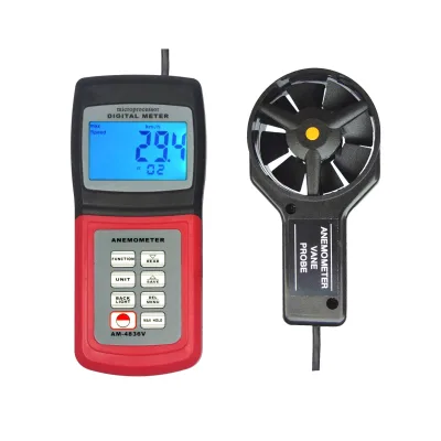 Digital Anemometer AM-4836V for Air Velocity ,Air Flow , Air Temperature
