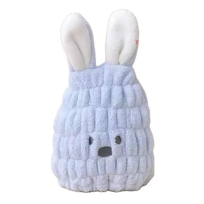 Dry Hair Cap, Bath Cap, Cute Cartoon Absorbent Quick-drying Rabbit Ear Headscarf