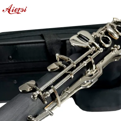 Wholesale Factory Price Black Bakelite Germany Turkey Clarinet Custom Logo18 Keys G Tone Professional Woodwind Music Instrument