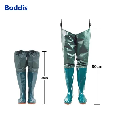 High Quality Factory Hip Waders Sepatu Boots Fishing Rice Paddi Boot Waders Waist Sepatuboots Sawah Waders