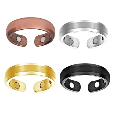 Magnet Magnetic Keep Health Ring Creative Jewelry Open Ring Jewelry Items for Business/men Lasting Therapeutic Magnetic Ring