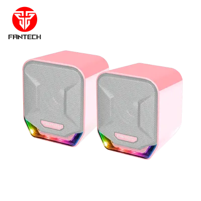 New Design Gaming Sound Speaker Fantech GS202 Sakura Edition Pink Color PC 2.0 Audio Speaker