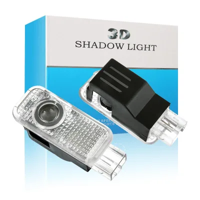 Wired Car Door Led Logo Lights Ghost Shadow Light Car Light Projector Car Logo Projector Wire Use for Audi A5 A4 A6 Q7 Q5 TT