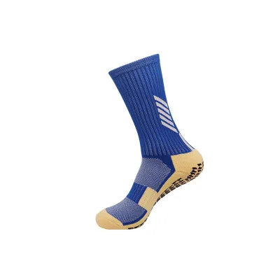 Wholesale Unisex Compression Football Sports Socks Custom logo Silicone Football Grip Socks